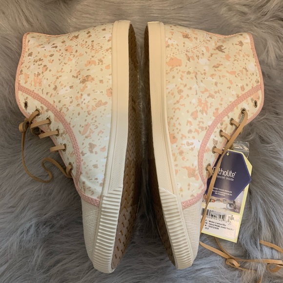 TOMS Camarillo Metal Fleck Print Hi-Top Sz 8.5 NWT - Picture 4 of 9